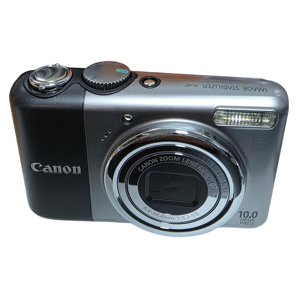 Canon PowerShot A2000 IS 10.0MP Digital Camera Gunmetal and Silver SD Card Cable - Picture 4 of 14